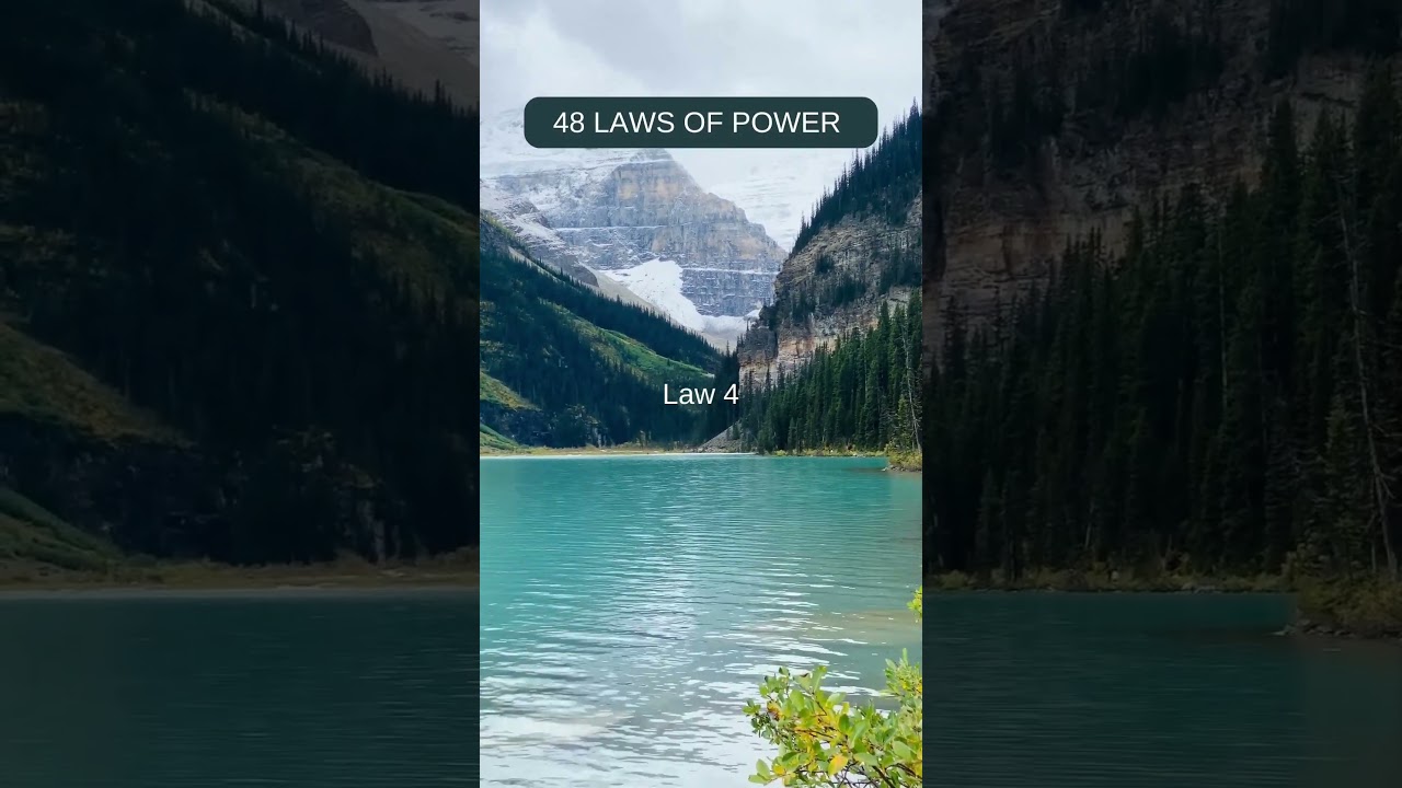 Unlocking the Secrets of Power: The 48 Laws You Never Knew Existed. Law 4