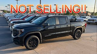 the new 2024 sierras are not selling… lots are filling up