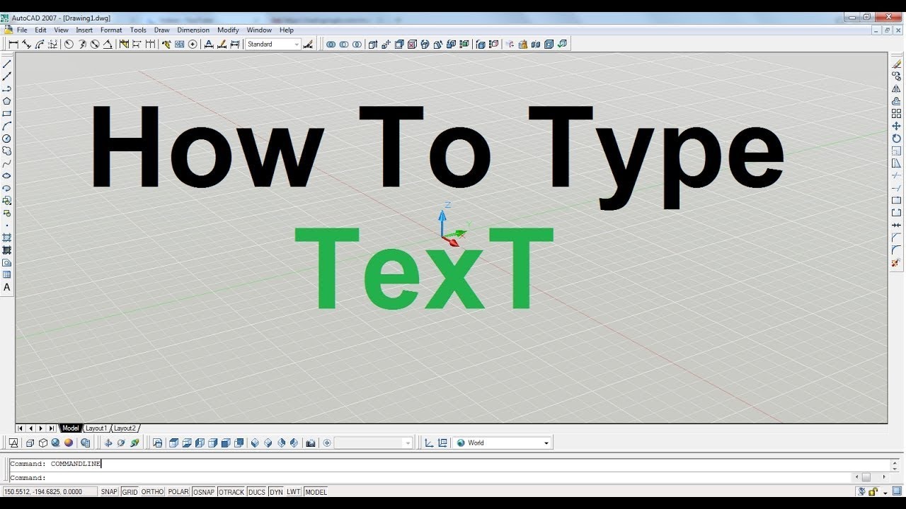 How To Type Text In Autocad 2007 In Hindi Autodesk YouTube