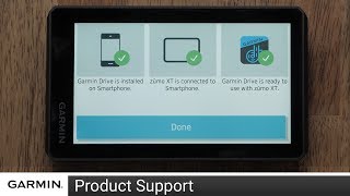 Support: Garmin Drive™ App Setup on an Android™ Device with a Garmin zūmo® XT screenshot 2