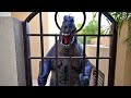 SPIDERMAN GIANT BURGER McDONALDS DRIVE THRU! w/ Nursery Rhymes for Children
