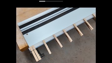 Replacing the splinter guard on a Festool guide rail