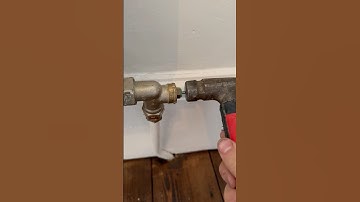 Fixing a radiator with a hammer! #asmr #howto #diy #foryou #shorts #subscribe #learn #hack #tools