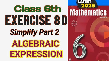 Class 6 ex 8D, class 6 algebraic expressions chapter 8, RS Aggarwal Maths solution 
