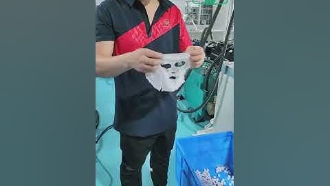 Full automatic compressed facial mask machine #shorts