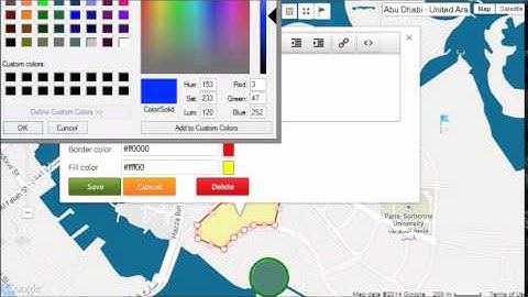JQuery GoogleMaps Editor v2.0.2 Demo