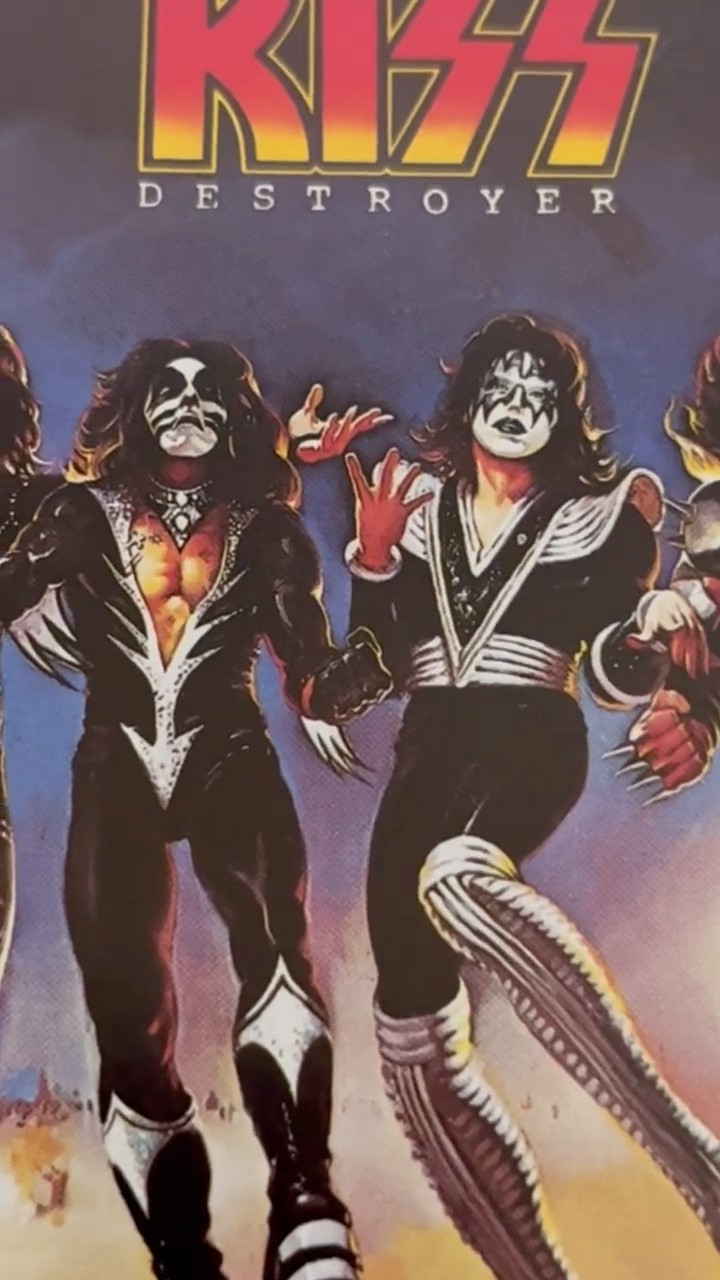 KISS ⭐ 1976 Top 40 Single ⭐ SHOUT IT OUT LOUD ⭐ Hard Rock Vinyl