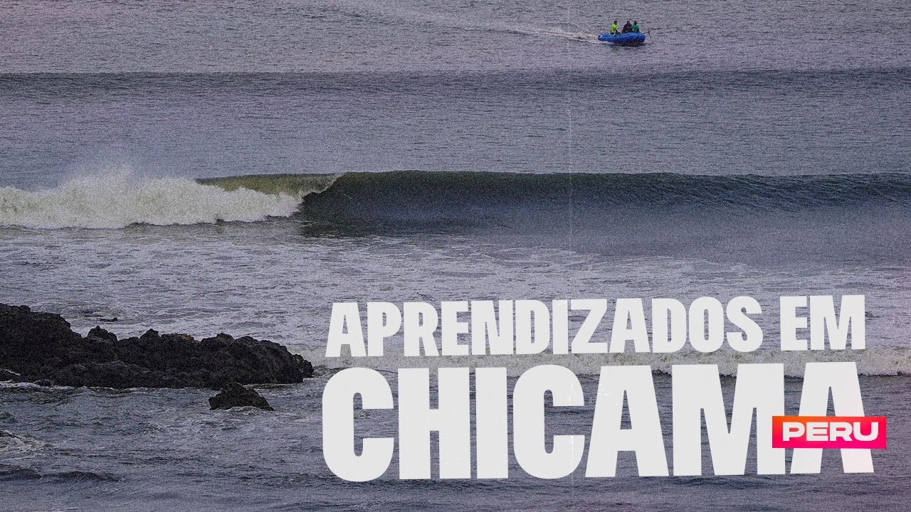 Aprendizado em CHICAMA - Ondas Perfeitas para aprender a SURFAR #peru