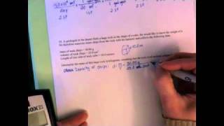Dimensional Analysis & Density