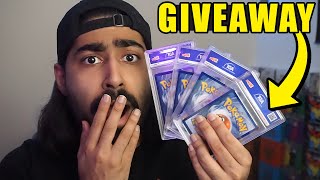 I GRADED Pokemon Cards to GIVEAWAY !