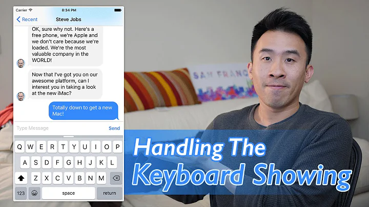 Swift: FB Messenger - Handling the Keyboard Showing (Ep 7)