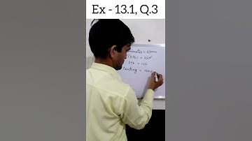 Ex 13.1, Q.3 | Surface Areas and Volumes | Class 9 | CBSE #shorts