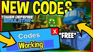 ALL *NEW* TOWER DEFENSE SIMULATOR CODES 2020 June |Roblox