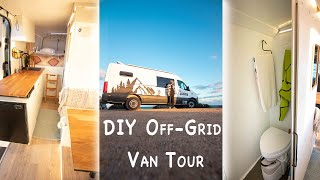 High Tech self built Sprinter van with massive Off-Grid power system