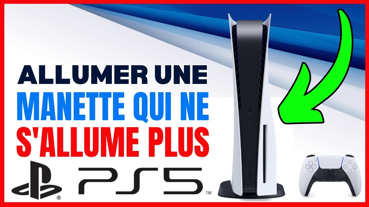 Comment Allumer Une Manette De Ps5 Qui Ne S'allume Plus ( NOUVELLE