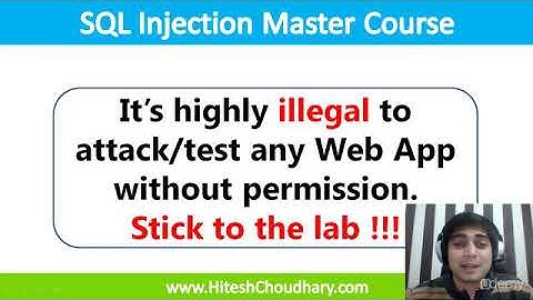 Sql injection master course \\udemy leak!