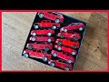 Box Of Red Color Cars 4k video