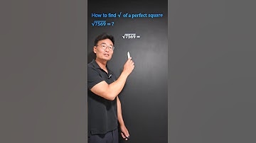 How find the Square Root of a Perfect Square Number