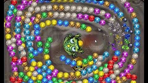 i made a very confusing level with 8 colors in zuma deluxe port to zuma
