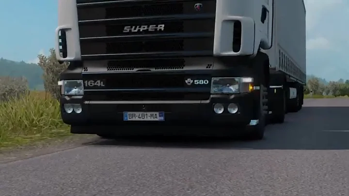 4 series SCANIA V8 Open Pipe Crackle and non Crackle sound ets2 1.37