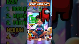 Can You Guess These Video Games 🎮👾 #videogamequiz #shorts #quizchallenge