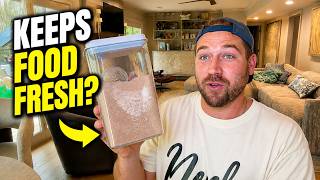 Airtight Food Storage Container Review 5lbs of flour or rice