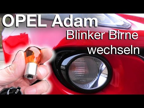 Kaputte Birne am Opel Adam wechseln, Halogen H7