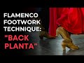 Flamenco Footwork Drills | Footwork Technique - "Back Planta"