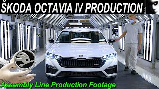 🏭 ŠKODA OCTAVIA 4 Production | Produktion Assembly Line Plant Footage Octavia RS iV Estate Limousine