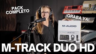 Interfaz M-Audio M-Track Duo HD: calidad profesional sin complicaciones
