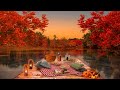 Cozy Fall Ambience | Romantic Picnic at the Lake | Nature sounds