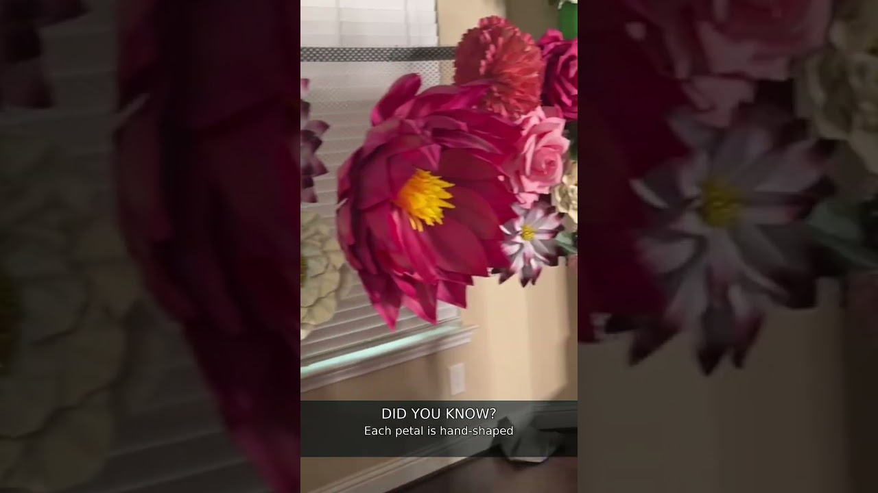 Giant flower magic in 60 seconds ✨ #Shorts
