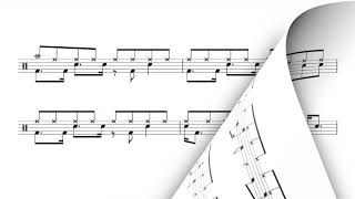 Syncopated grooves - INTERACTIVE Sight Reading Practice for Drums - PLAY ALONG EXERCISE