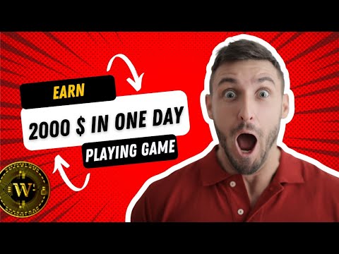 Earn 2000$ playing games in one day..