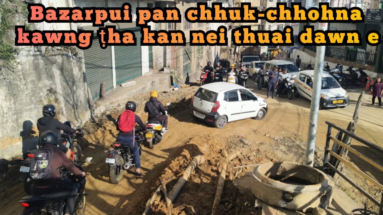 Kawng pawimawh Aizawl Bazarpui panna kawng chhia siam ṭhat tum mek a ni