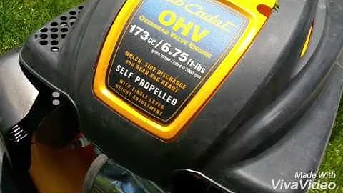 Cub Cadet lawn mower blade and tune