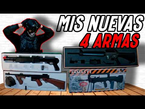 I BUY 4 NEW AIRSOFT WEAPONS VALUED AT 💵600€💵😱