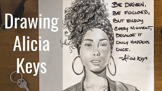 Drawing Alicia Keys