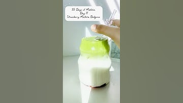 30 Days of Matcha | Day 11 | Strawberry Matcha Dalgona 💚