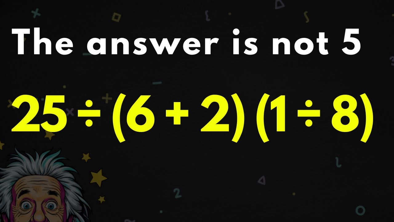 This Math Problem Has TWO Parentheses! Can You Solve It? - YouTube