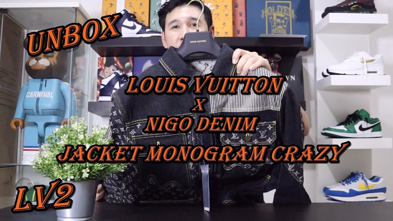 Unbox LOUIS VUITTON X NIGO DENIM JACKET MONOGRAM CRAZY 