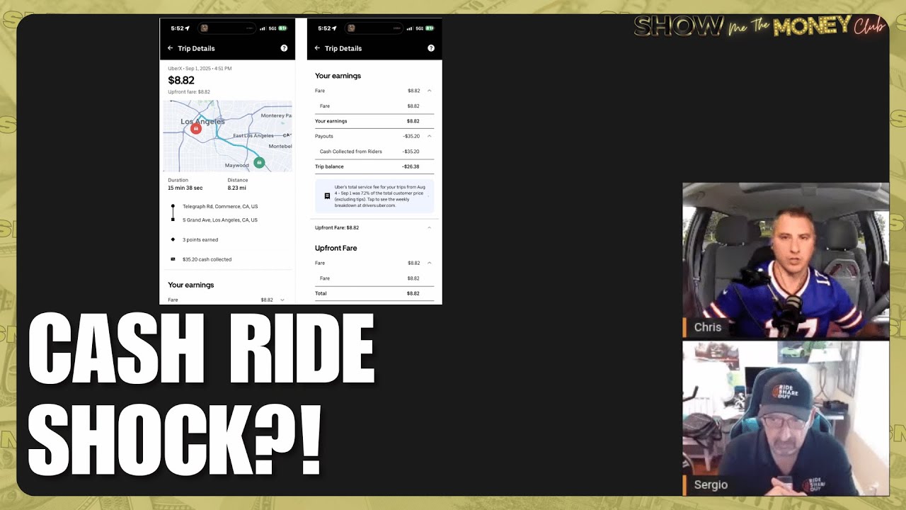 I Took an Uber Cash Ride… The Receipt Shocked Me - YouTube