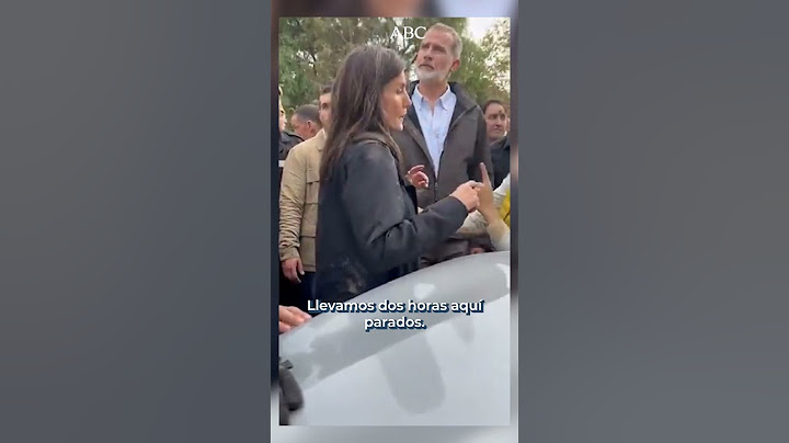 🗣️ La conversación del Rey con unos vecinos de Paiporta en su visita a la localidad #DANA #Paiporta