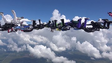 SOS Sequential World Record - 2016 Skydive Spaceland Houston