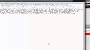 crear una userbar en Photoshop CS5