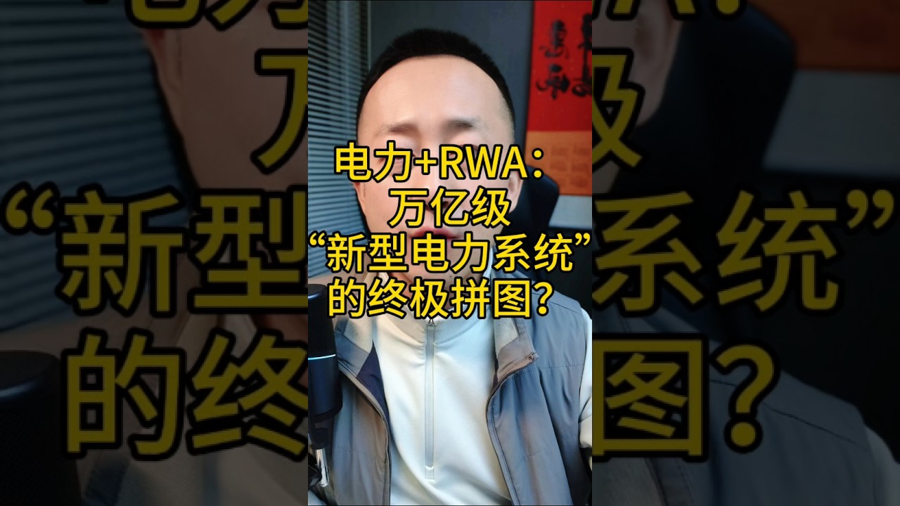 中国电力+RWA：万亿级“新型电力系统”的终极拼图？ 