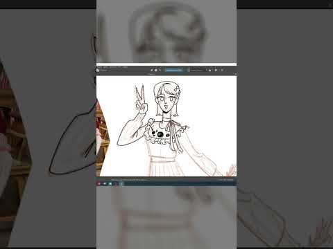 Ещё скетчи по Никки в большем видео уже на канале!!! #infinitynikki #арт #диджиталарт #диджитал