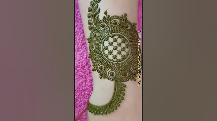تصميم حناء مغربية A very wonderful Moroccan henna design