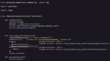 Selenium Python language- Clicking an Element or Sending Keys to an Element