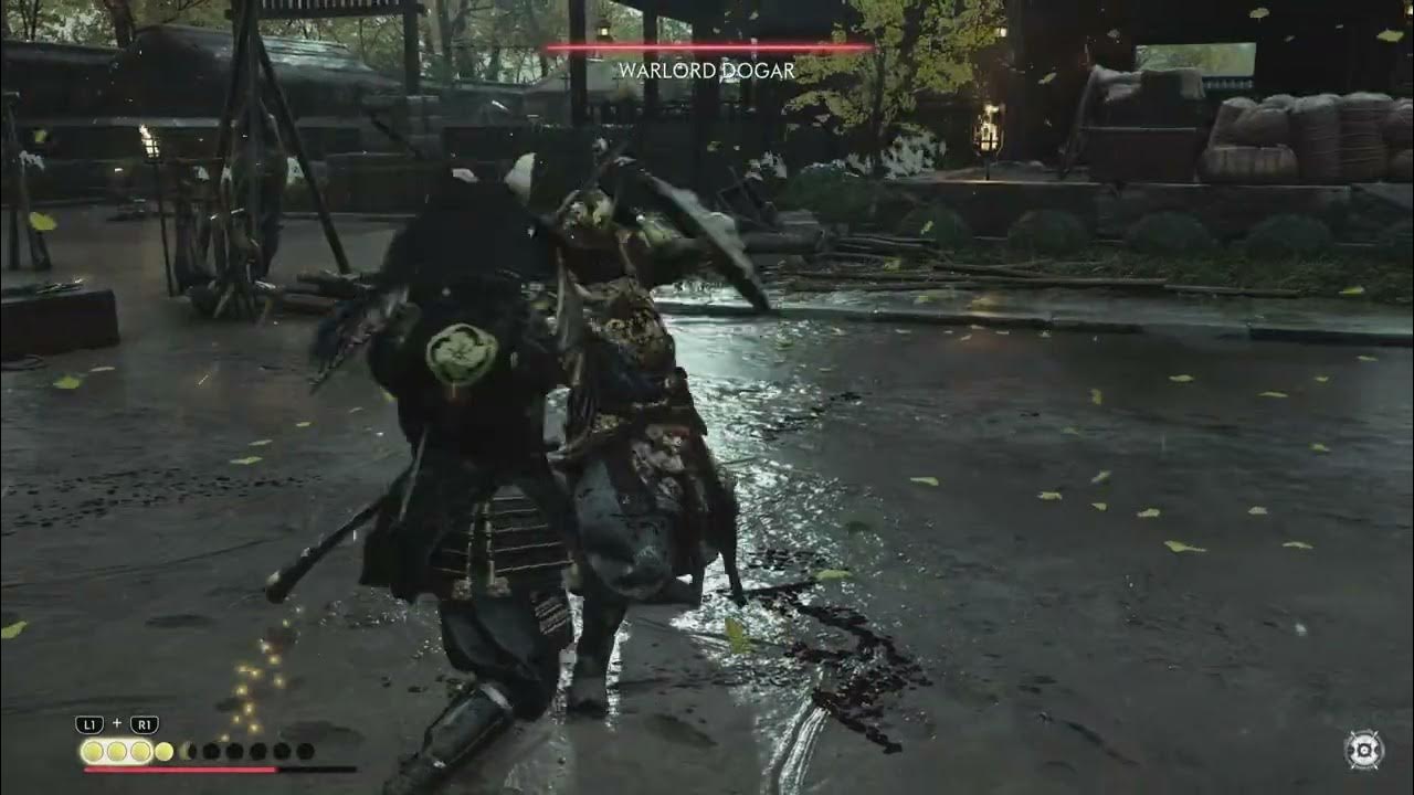 GHOST OF TSUSHIMA Gosaku Armor duel build vs Warlord Doggo🐕 YouTube